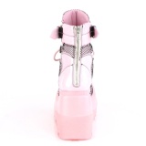 Vegan 11,5 cm SHAKER-602 bottines plateforme compenses lolita