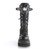 Vegan 11,5 cm SHAKER-70 bottes cyberpunk plateforme