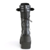 Vegan 11,5 cm SHAKER-70 bottes cyberpunk plateforme