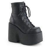 Vegan 13 cm CAMEL-203 chunky bottines demonia plateforme