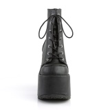 Vegan 13 cm CAMEL-203 chunky bottines demonia plateforme