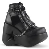 Vegan 13 cm DYNAMITE-101 demonia bottines talon compens