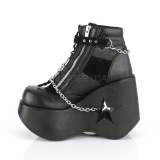 Vegan 13 cm DYNAMITE-101 demonia bottines talon compens