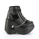 Vegan 13 cm DYNAMITE-101 demonia bottines talon compens