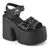 Vegan 13 cm Demonia CAMEL-17 sandale plateforme chunky talon pais