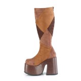 Vegan 13 cm Demonia CAMEL-280-2 bottes plateforme chunky talons pais
