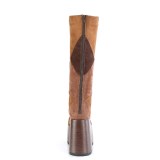 Vegan 13 cm Demonia CAMEL-280-2 bottes plateforme chunky talons pais