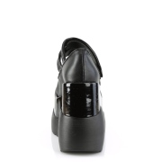 Vegan 13 cm VOID-37 demonia plateforme chaussure alternative noir