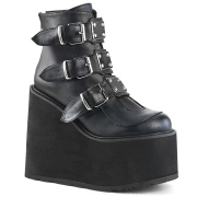 Vegan 14 cm SWING-105 demonia bottines talon compens