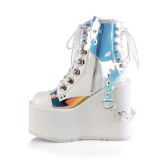 Vegan 14 cm SWING-115 bottines plateforme compenses lolita