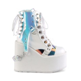 Vegan 14 cm SWING-115 bottines plateforme compenses lolita