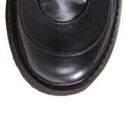 Vegan 14 cm SWING-815 plateforme bottes alternative à boucles noires
