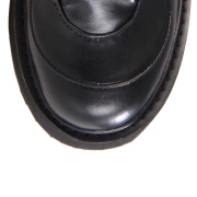 Vegan 14 cm SWING-815 plateforme bottes alternative  boucles noires