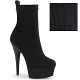 Vegan 15 cm DELIGHT-1002-1 bottillons et riccianera stretch plateformes