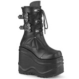 Vegan 15 cm WAVE-150 demoniacult bottes talon compens