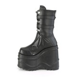 Vegan 15 cm WAVE-150 demoniacult bottes talon compens