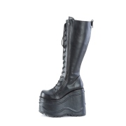 Vegan 15 cm WAVE-200 demonia bottes talon compens