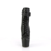 Vegan 18 cm ADORE-STR bottines plateforme  lacets en noir