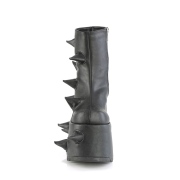 Vegan 18 cm SLAY-77 demonia plateforme bottines alternative noir