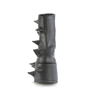 Vegan 18 cm SLAY-77 demoniacult plateforme bottines alternative noir