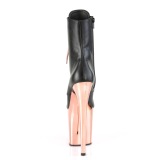 Vegan 20 cm FLAMINGO-1020 Bottines Plateforme Chrome Dore