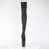 Vegan 20 cm FLAMINGO-3850 bottes cuissardes femme talons hauts avec lacets