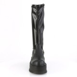 Vegan 5 cm SLACKER-200 bottes demonia plateforme en noir