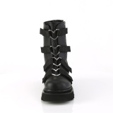 Vegan 6,5 cm RENEGADE-50 demoniacult plateforme bottines alternative noir