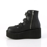 Vegan 7,5 cm CREEPER-260 creepers bottines boucle large