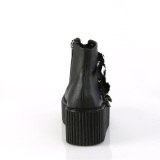 Vegan 7,5 cm CREEPER-260 creepers bottines boucle large