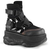 Vegan 7,5 cm NEPTUNE-126 bottines demoniacult - bottines de cyberpunk unisex