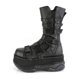 Vegan 7,5 cm NEPTUNE-210 bottes demoniacult - bottes plateforme unisex