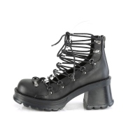 Vegan 7 cm BRATTY-32 demonia plateforme chaussure alternative noir