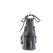 Vegan 7 cm BRATTY-32 demonia plateforme chaussure alternative noir