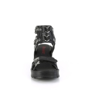 Vegan 7 cm Demonia BRATTY-07 sandale plateforme chunky talon pais