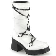 Vegan 7 cm Demonia BRATTY-120-2 bottes plateforme chunky talons pais