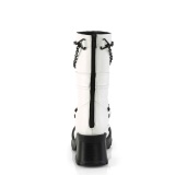 Vegan 7 cm Demonia BRATTY-120-2 bottes plateforme chunky talons pais