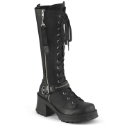 Vegan 7 cm Demonia BRATTY-206 bottes plateforme chunky talons pais
