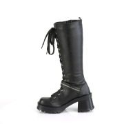 Vegan 7 cm Demonia BRATTY-206 bottes plateforme chunky talons pais