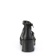 Vegan 7 cm Demonia BRATTY-30 chaussure plateforme chunky talon pais