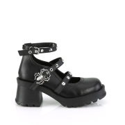 Vegan 7 cm Demonia BRATTY-30 chaussure plateforme chunky talon pais