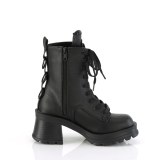Vegan 7 cm Demonia BRATTY-50 bottines plateforme chunky talons pais