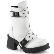 Vegan 7 cm Demonia BRATTY-56-2 bottines plateforme chunky talons pais