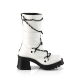 Vegan 7 cm DemoniaCult BRATTY-120-2 bottes plateforme chunky talons pais