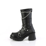 Vegan 7 cm DemoniaCult BRATTY-120 bottes plateforme chunky talons pais