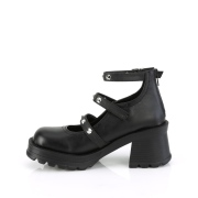 Vegan 7 cm DemoniaCult BRATTY-30 chaussure plateforme chunky talon pais