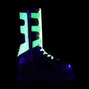 Vegan 7 cm GRAVEDIGGER-255 bottes demonia - bottes de cyberpunk unisex
