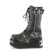 Vegan 8,5 cm TRASHVILLE-250 bottes demonia - bottes plateforme unisex