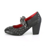 Vegan 8 cm VIVIKA-32 gothic escarpins maryjane ailes de chauve-souris