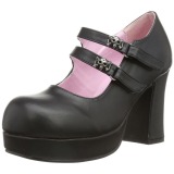 Vegan 9,5 cm DemoniaCult GOTHIKA-09 chaussures plateforme lolita